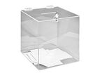 Urne Transparente 500 Bulletins avec serrure 25x25x25 cm