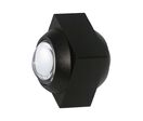 Applique Murale Led COB Double Faisceaux Corps Noir - Blanc Chaud 2300K - 3500K