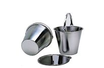 Seaux inox à anse gradués 12 L