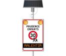 Panneau lumineux dynamique flash Prudence Enfants