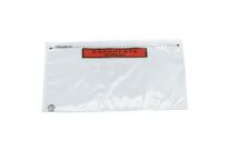 Manutan Expert - Pochette porte-document DCI 228x120 mm - Transparent Rouge - Polyéthylène Recyclable - 10 ans Garantie