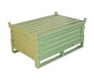 Sameto Technifil - Caisse Palette Métal Pliante 340L - Acier Vert - Charge 800kg - Recyclable