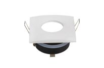 Support Spot GU10 IP65 Carré 82mm - Blanc