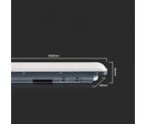 Réglette LED Étanche Interconnectable 150cm 48W 120lm/W - Blanc Neutre 4000K - 5500K