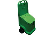 Jonesco - Bac à sel et sable mobile 75L Vert - Résistant et pratique - Toutes saisons