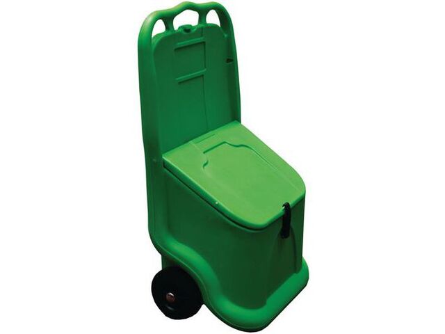 Jonesco - Bac à sel et sable mobile 75L Vert - Résistant et pratique - Toutes saisons