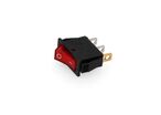 Interrupteur Fin à Encastrer 15A 250V Lumière Rouge