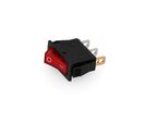 Interrupteur Fin à Encastrer 15A 250V Lumière Rouge