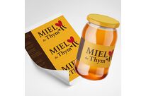 Étiquettes personnalisées pour Pot de Miel, impression en planche ou en rouleau – Interfas