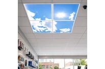 Panneau LED Imprimé Ciel 60x60 40W CCT - Pack de 4 - 3000K/4000K/6500K