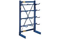 Bito - Rayonnage Canti-Bobin's Simple Face Départ - 1980x1115x500mm - 4 Niveaux 60kg/niveau - Bleu Époxy