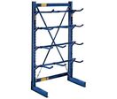 Bito - Rayonnage Canti-Bobin's Simple Face Départ - 1980x1115x500mm - 4 Niveaux 60kg/niveau - Bleu Époxy