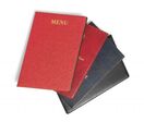 Protège menu PVC-simili cuir personnalisable