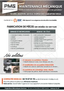 PMS MAINTENANCE MECANIQUE