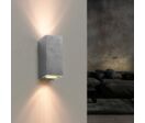 Applique Murale LED Carrée IP44 double faisceau GU10 - Blanc