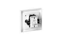 Interrupteur Double Encastré 10A 250V - Blanc