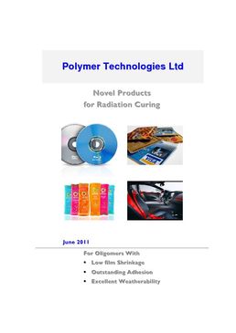 Catalogue résines UV