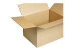 Manutan Expert - Caisse carton simple cannelure 96L - 400x400x600mm - Recyclée et Palettisable