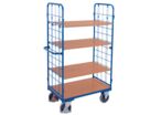 Chariot à 4 étagères mailles