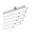 Pack de  5 - Réglette encastrable 35W BLANC 7.5 x 3.5 x 120 cm - Blanc Chaud 2300K - 3500K