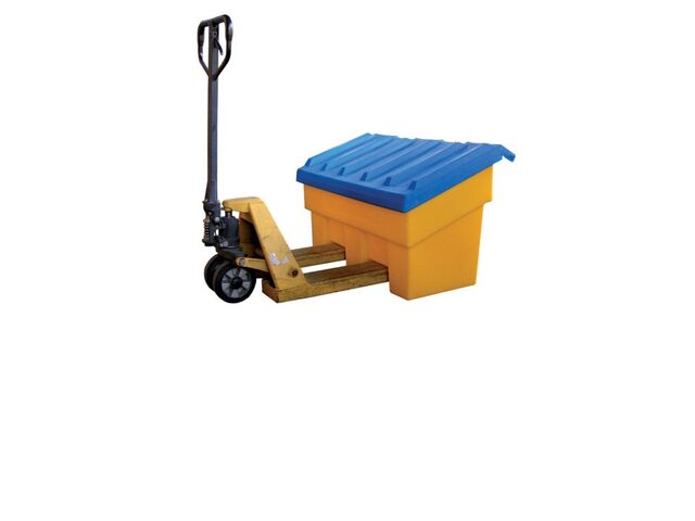 Bac a sel ou sable 180l manipulable avec transpalette