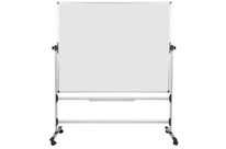 Earth Bi-Office - Tableau blanc basculant magnétique laqué 180x120cm - 2 faces - Mobile - Lean Management