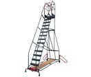 Escabeaux à immobilisation automatique, 5 à 15 marches, 150 kg