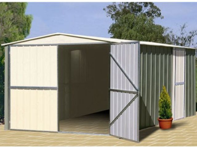 Garage métal  COLORBOND grande hauteur : ID504