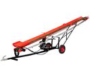 Tapis convoyeur pour bois de chauffage 5 mètres avec moteur essence de 2,5 ch - Sur roues avec timon Torros HTB50