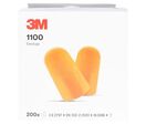 3M - Bouchons d'oreilles 1100 - Polyuréthane Orange - Usage unique - 35 dB - Confort et Protection auditive