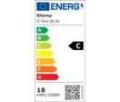 Ampoule LED E27 18W à Filament T46 2700lm Haut Rendement - Blanc Chaud 2300K - 3500K