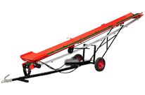 Convoyeur tapis d&amp;#039;évacuation à moteur électrique 230 V - Stationnaire - 7,5 m - Idéal pour bois de chauffage Torros HTB75E