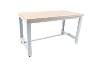 Manutan Expert - Établi Fixe Largeur 152 cm - Charge Maxi 800 kg - Plateau Hêtre Multiplis - Gris Clair