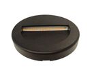 Balise LED Saillie 3W 220V 120° Rond Noir pour Escalier - Blanc Chaud 2300K - 3500K