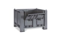 Caisse palette plastique avec trappe d'accès 1200 x 800 - 600 L