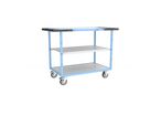 Servante 3 plateaux bois gris - 250 kg