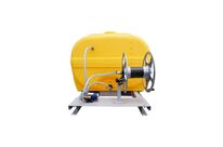 Ensemble cuve d'arrosage PE coffre 2 000 l équipée sur plateau avec pompe électrique - CEMO