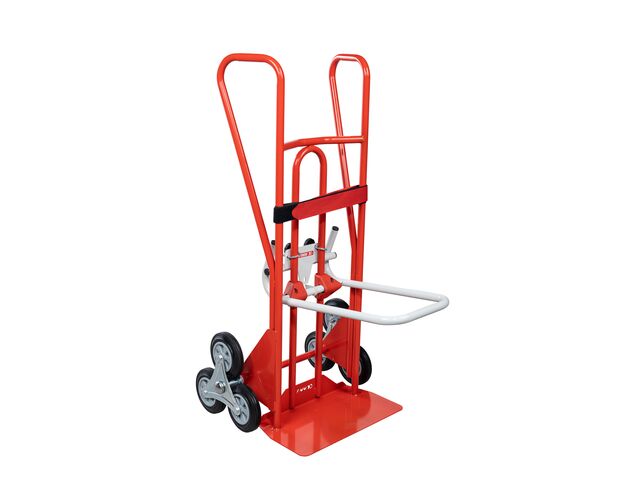 Diable porte-chaises bavette réglable poignées fermées roues étoile CC 250/70 kg