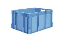 Bito - Bac norme Europe 174L Bleu Parois Pleines 800x600x420mm - Gerbable, Usage Alimentaire, Résistant - Stockage Robuste