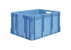 Bito - Bac norme Europe 174L Bleu Parois Pleines 800x600x420mm - Gerbable, Usage Alimentaire, Résistant - Stockage Robuste