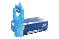 MPH1865 - Gants Nitrile Bleu Non Poudrés - Taille L - Usage Alimentaire, Ambidextres, CE