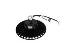 Cloche LED industrielle UFO 100W 175lm/W 120° IP65 CRI80 Noir DALI-2 - Blanc Neutre 4000K -