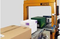 Machine pour cerclage vertical