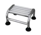 Facal - Marchepied Dotto 1 Marche Aluminium - Charge 150kg - Hauteur 0.21m - Argent/Zingué - Sécurité GS Tested
