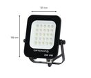Pack de  20 - Projecteur LED Extérieur SMD 20W IP65 Noir - Blanc Froid 6000K - 8000K