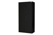 Armoire Portes Coulissantes Aris Noir - Manutan Expert