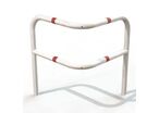 Arceau de protection d'angle renforcé blanc et rouge