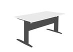 Bureau droit blanc/ant L.1200 x P.800 mm