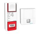 Pack alarme incendie type 4 radio + 1 flash