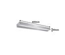 Applique Murale LED SMD 9W IP44 - Blanc Neutre 4000K - 5500K / Noir